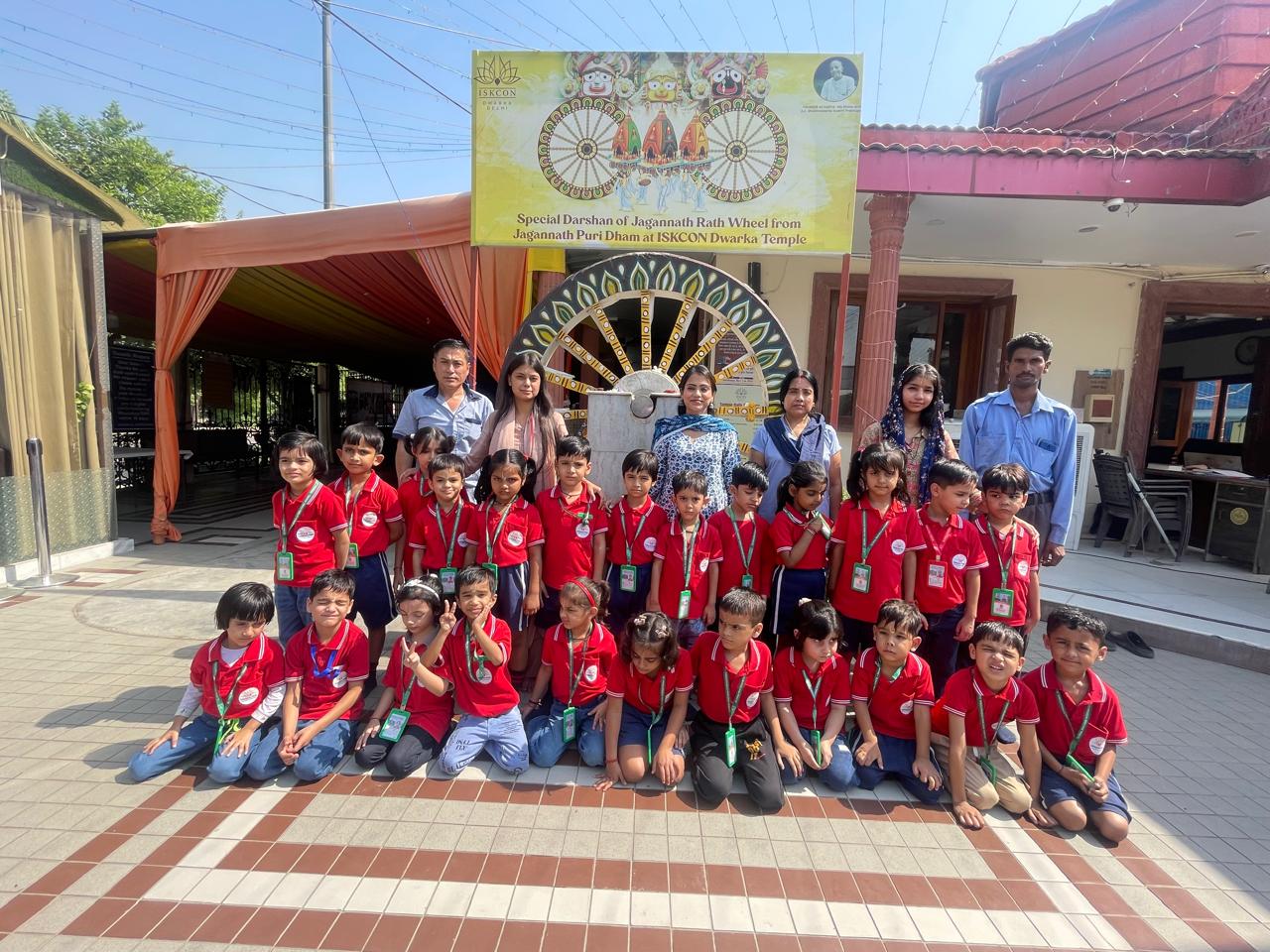 LEARNING BEYOND THE CLASSROOM: EXCURSION TO ISKCON TEMPLE