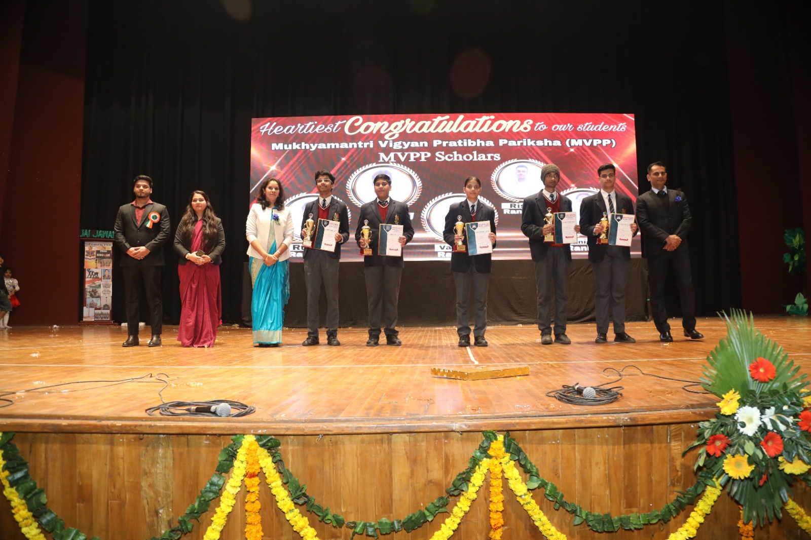 MVPP Exam Toppers Shine at Global Pratibha International School