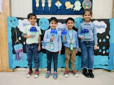 Blue Day Delight at GPIS Global Pratibha International School!