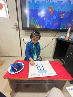 Blue Day Delight at GPIS Global Pratibha International School!