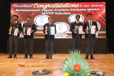 MVPP Exam Toppers Shine at Global Pratibha International School
