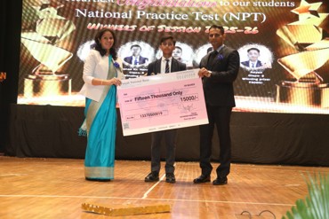 NPT Exam Results Celebrated at Global Pratibha International School